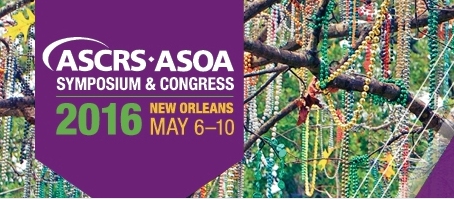 Doctor Vryghem was invited to speak at the ASCRS congress in New Orleans on the 9th of May 2016